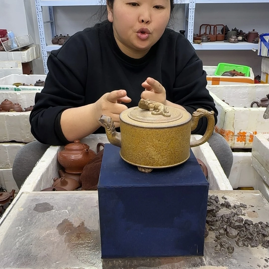 茶壶紫砂宜兴紫砂壶瑕疵处理