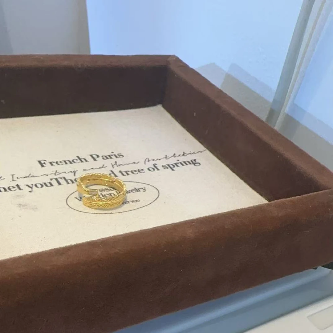 足金精品工艺戒指