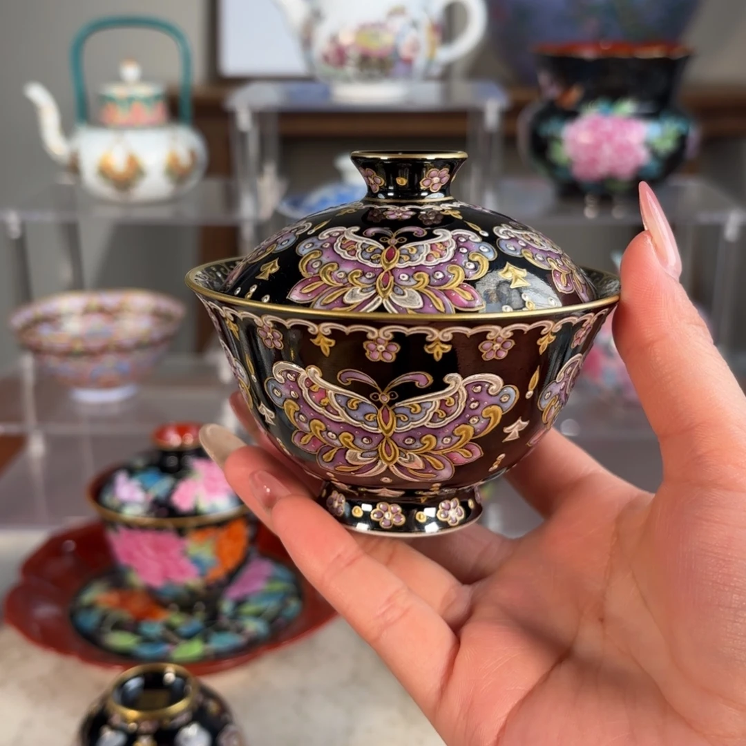 纯手工手绘 高端茶器