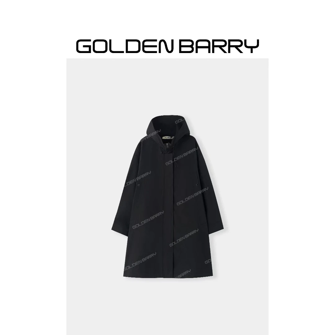 GOLDENBARRY|110035休闲简约宽松廓型风衣