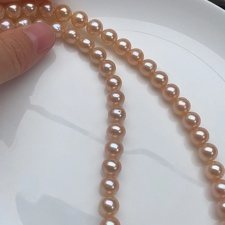 淡水珍珠颈饰银S925镶嵌