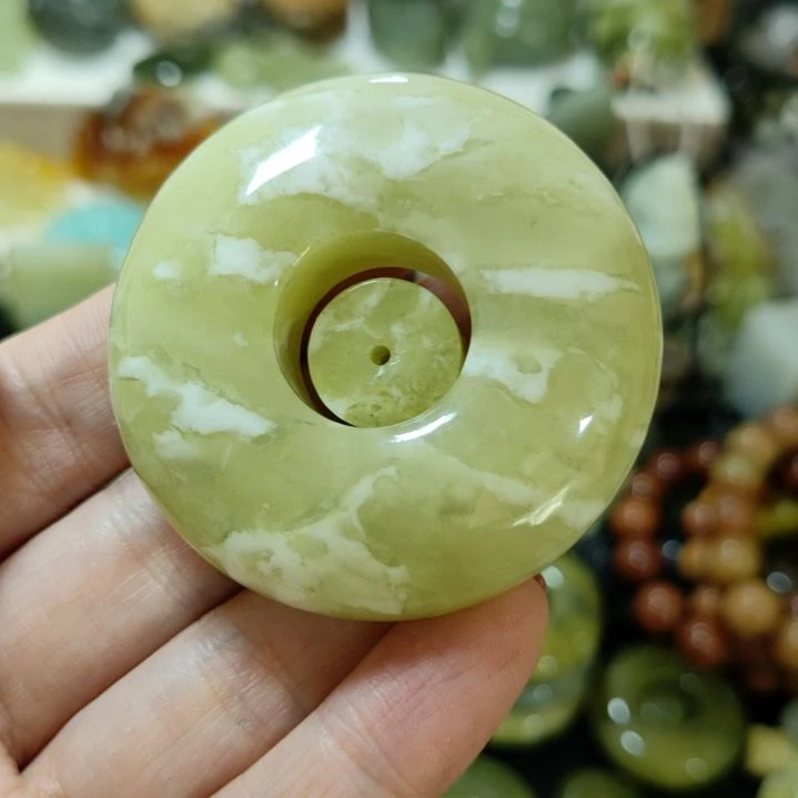 岫玉平安扣未镶嵌