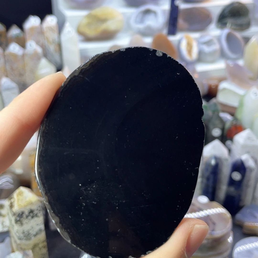 水晶超薄码瑙片未镶嵌