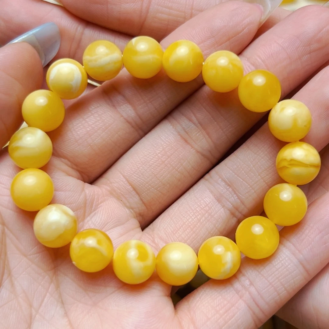 未镶嵌蜜蜡裸石10mm单圈 11.7g