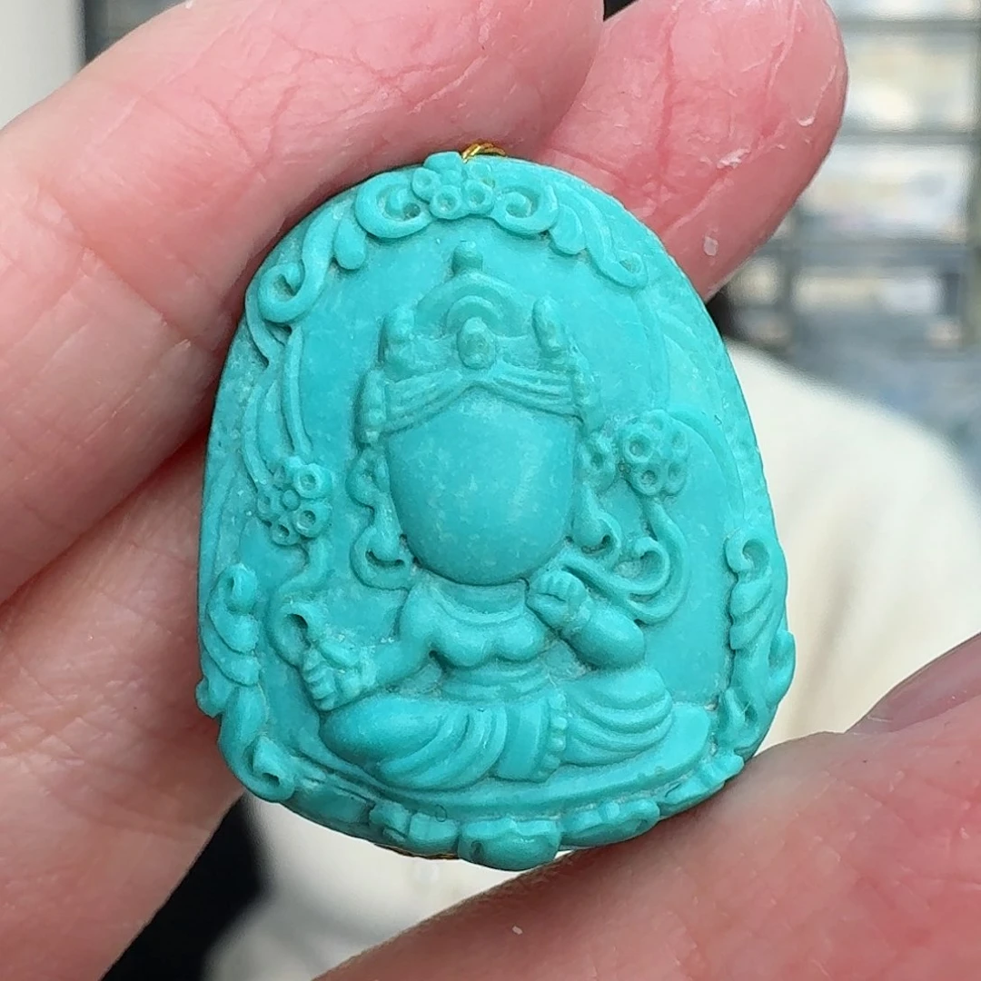 绿松石珠宝奇石未镶嵌