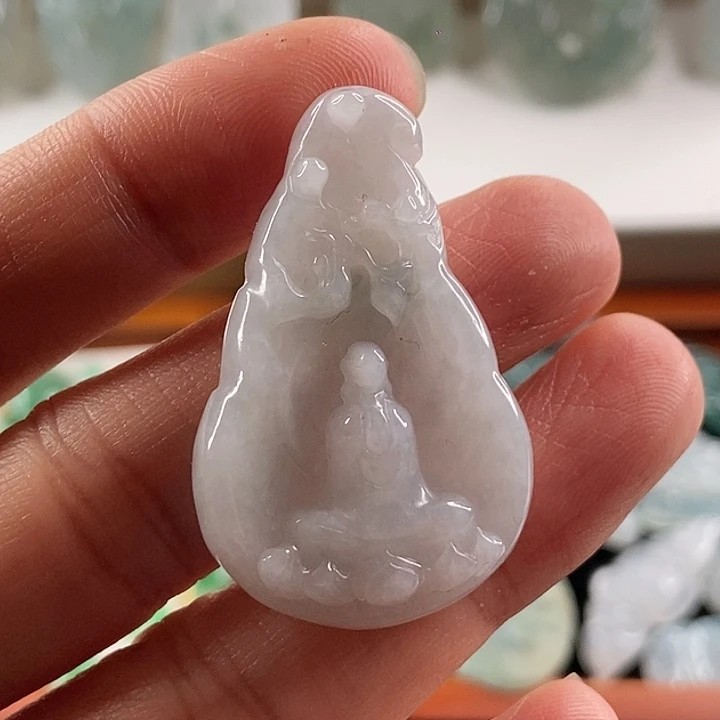 颈饰未镶嵌翡翠天然翡翠