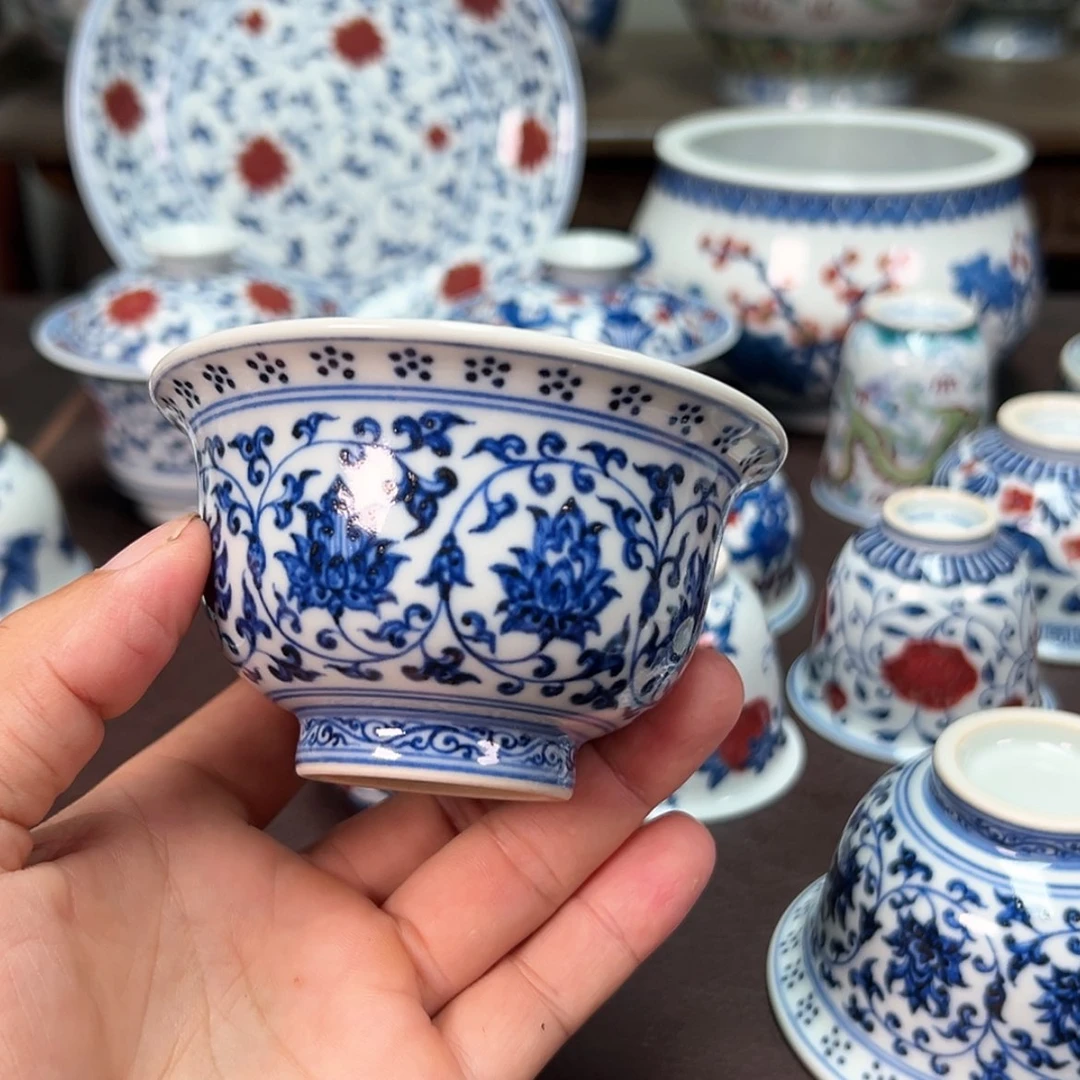 【闪购商品】杰**匏景德镇陶瓷艺术杯
