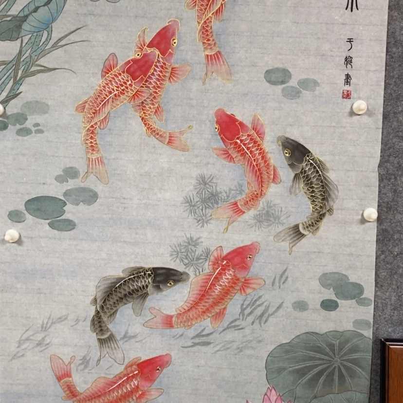 【闪购商品】国画匠****室手绘国画工笔带框