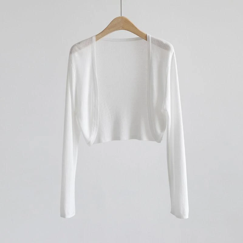 2025冰丝防晒小披肩春夏季新款薄款百搭气质时尚洋气长袖外搭开衫