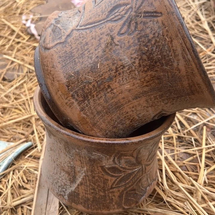 红陶紫砂兰花盆微瑕