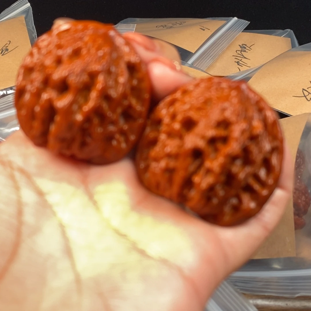把件文玩核桃麦穗虎29