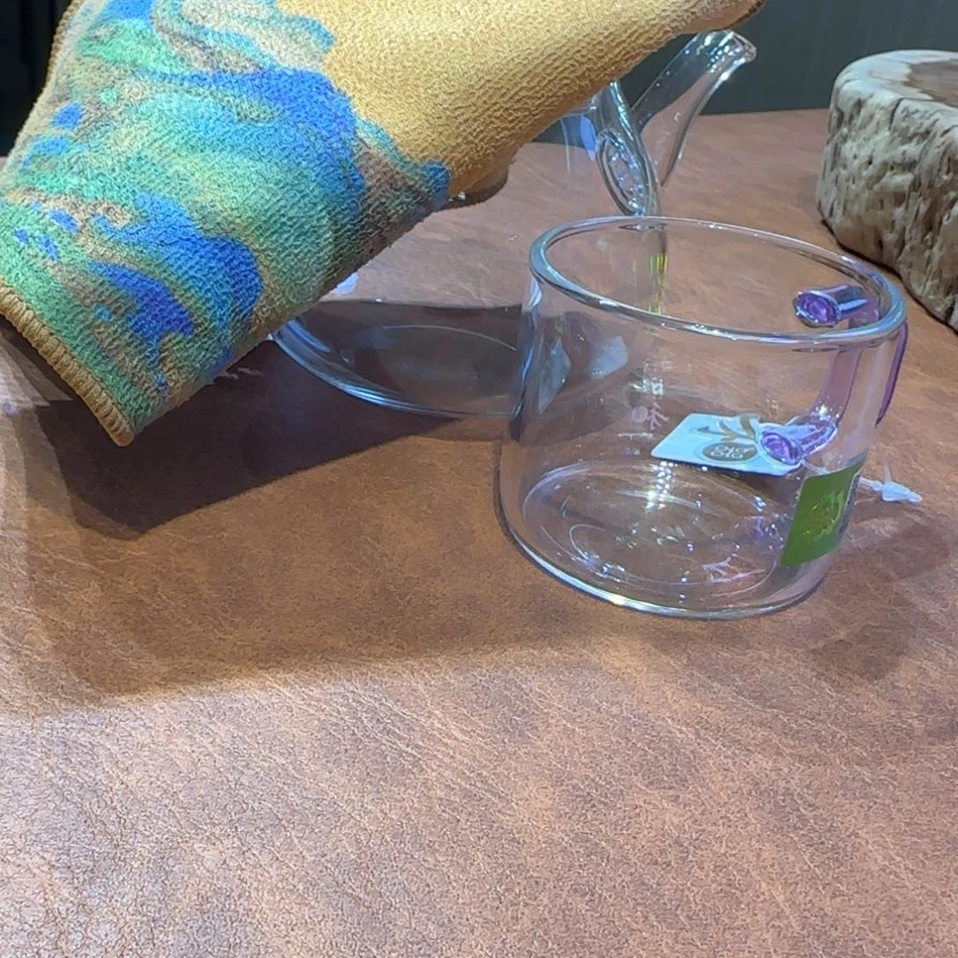 淑***瑶禾器清莲壶浅紫色➕茶巾➕清禾杯浅紫色一个