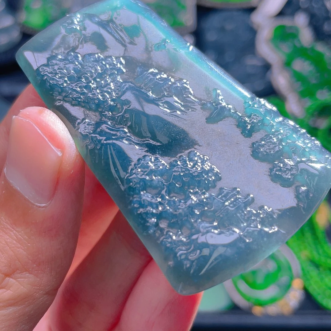 颈饰未镶嵌翡翠翡翠