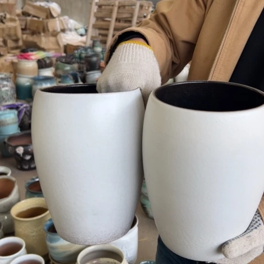 紫砂花盆高23口16————-