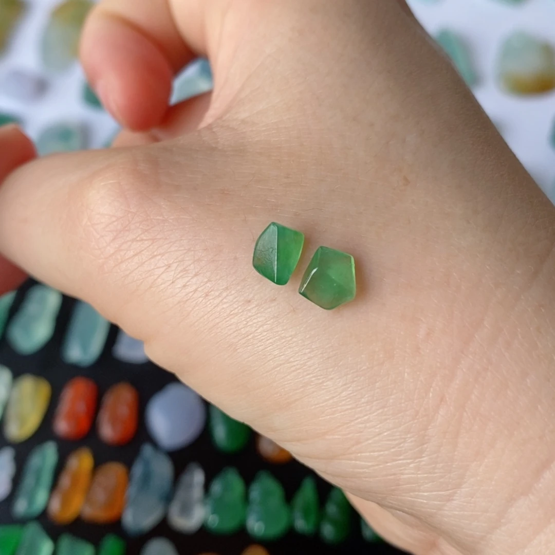 定制翡翠未镶嵌切割面