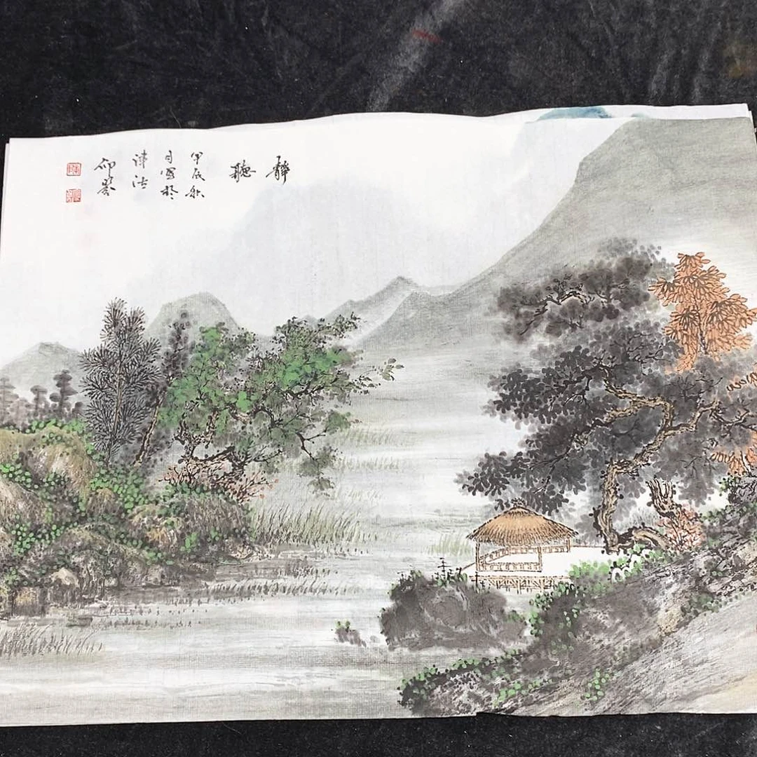 国画陈仰早老师手绘作品