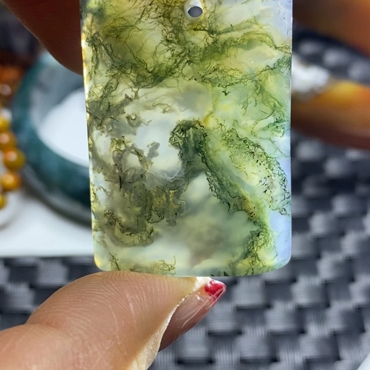 玛瑙/玉髓颈饰足银镀金镶嵌史****2