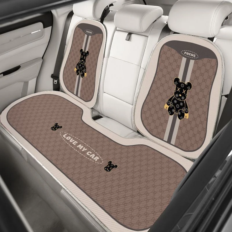 高档汽车坐垫四季通用型夏季冰丝透气座椅垫车内全套座椅座垫