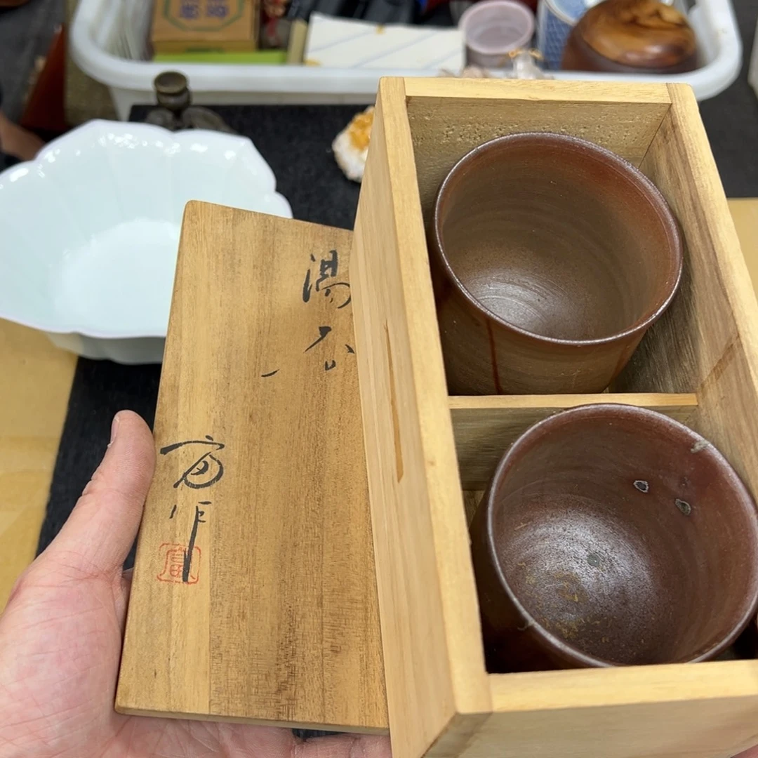 陶瓷日本中古工艺品摆件