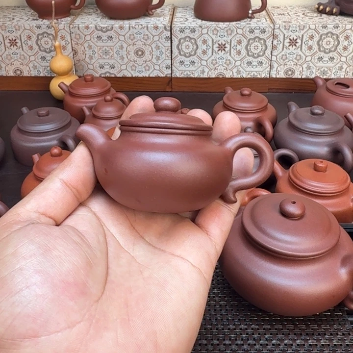 枣***司茶壶紫砂原矿底槽清80cc小仿古