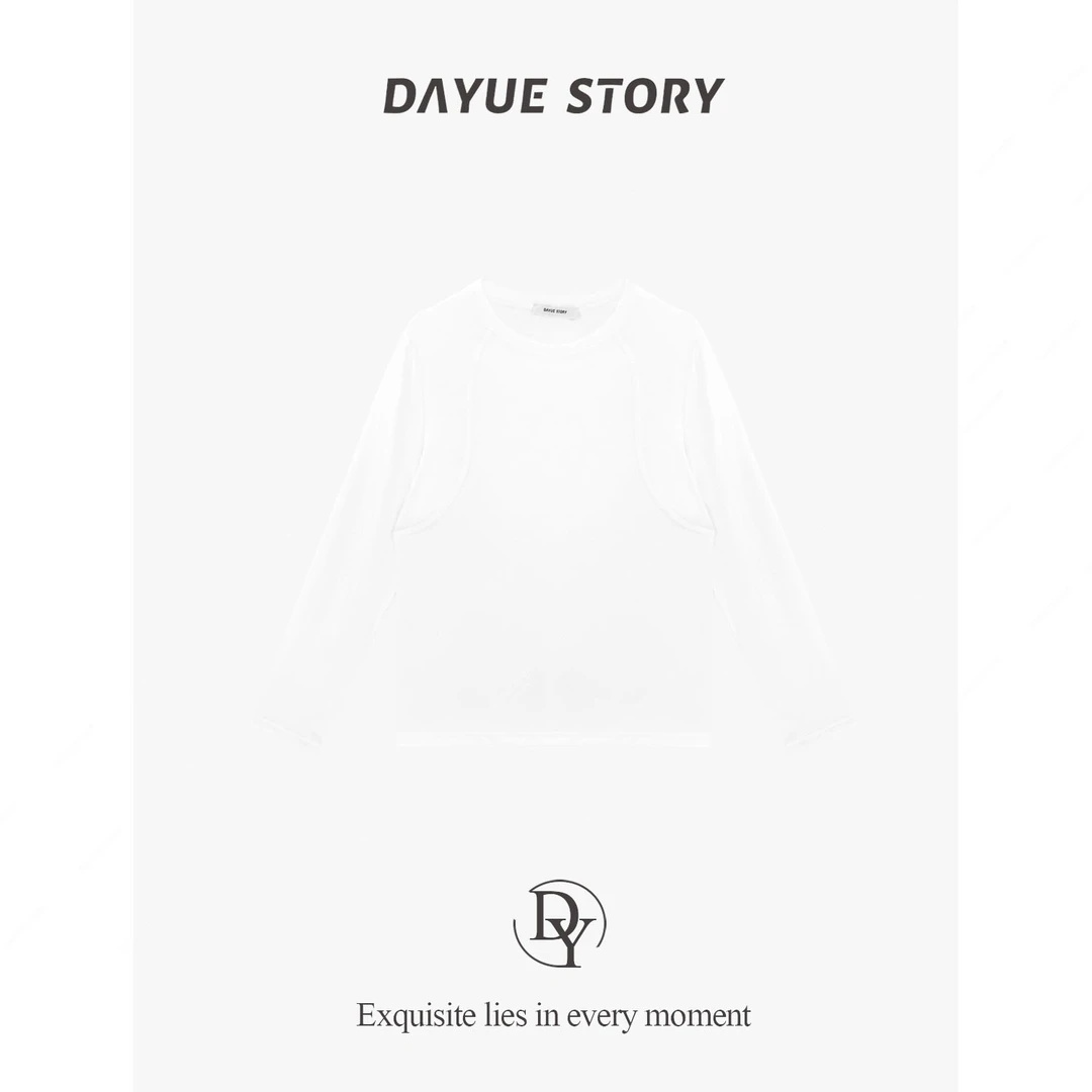 DAYUE【小白T】人手推~太好穿百搭了！春夏品质时尚简约圆领打底T恤
