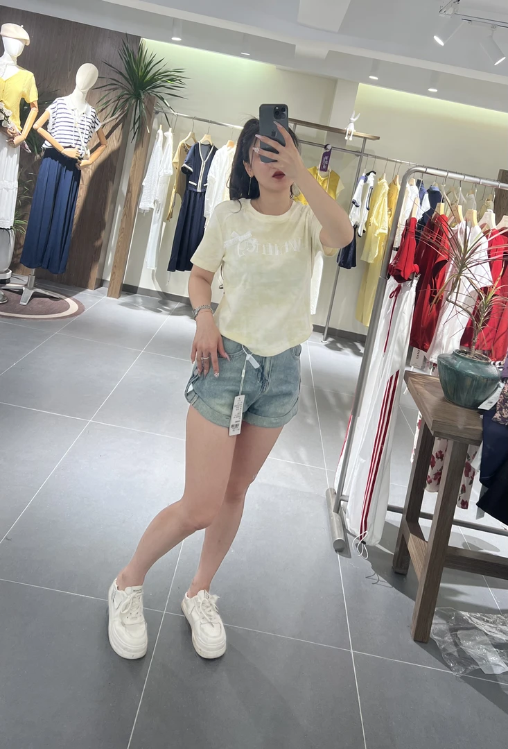 美式辣妹短袖T桖女2025新款夏季松弛感收腰显瘦短款上衣休闲时尚