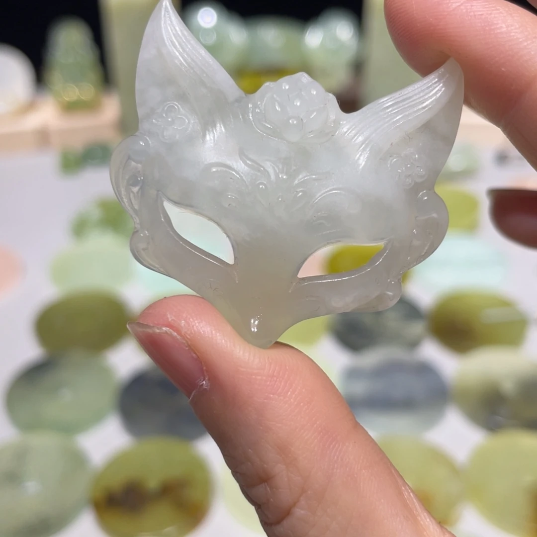 岫玉未镶嵌颈饰颈饰8