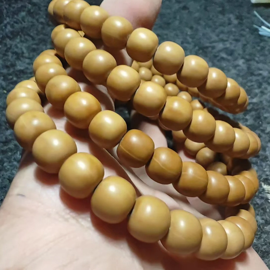 原色无科技全品老型珠8+猴头核桃手串，小尺寸，品相很好