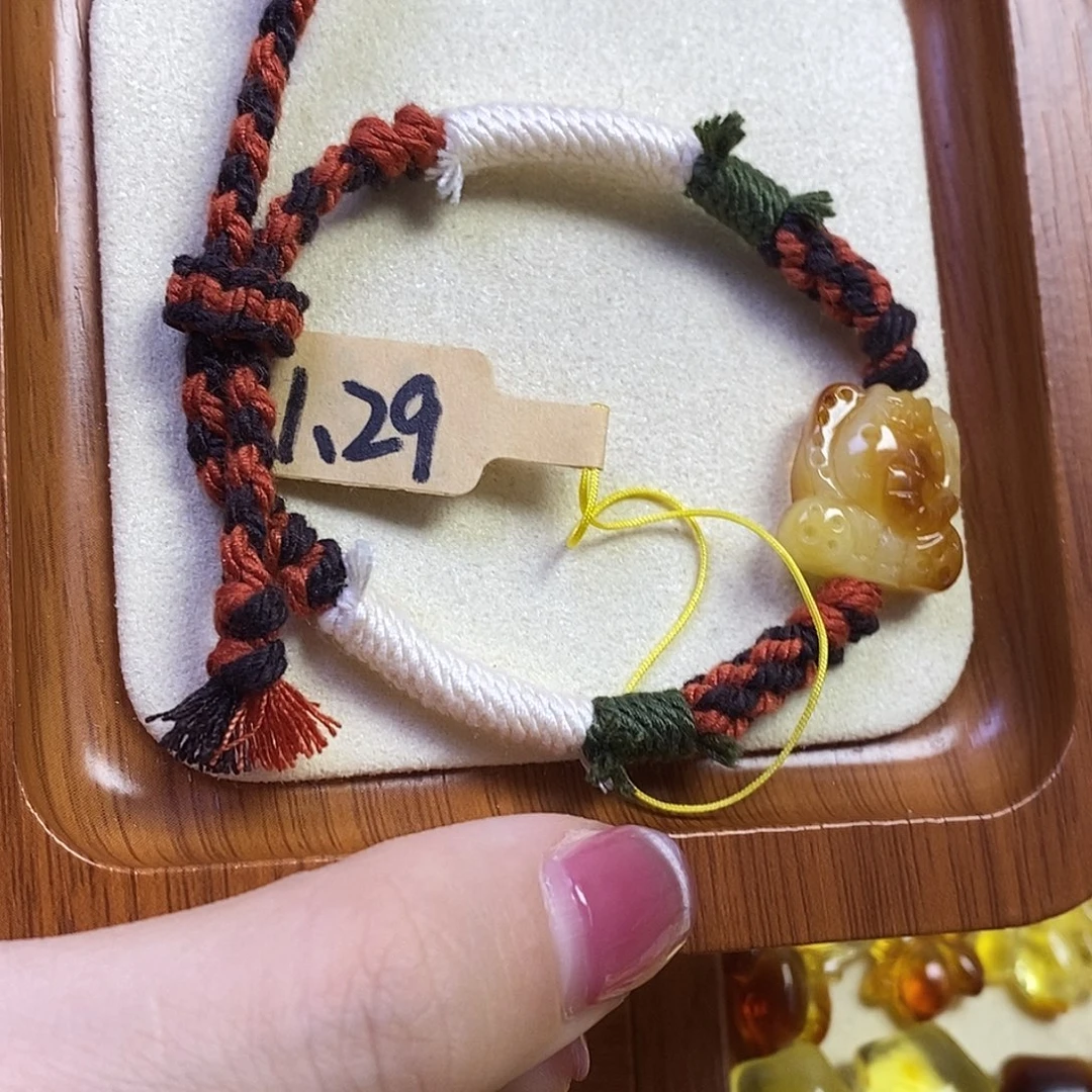 吊坠橄榄核大象手串