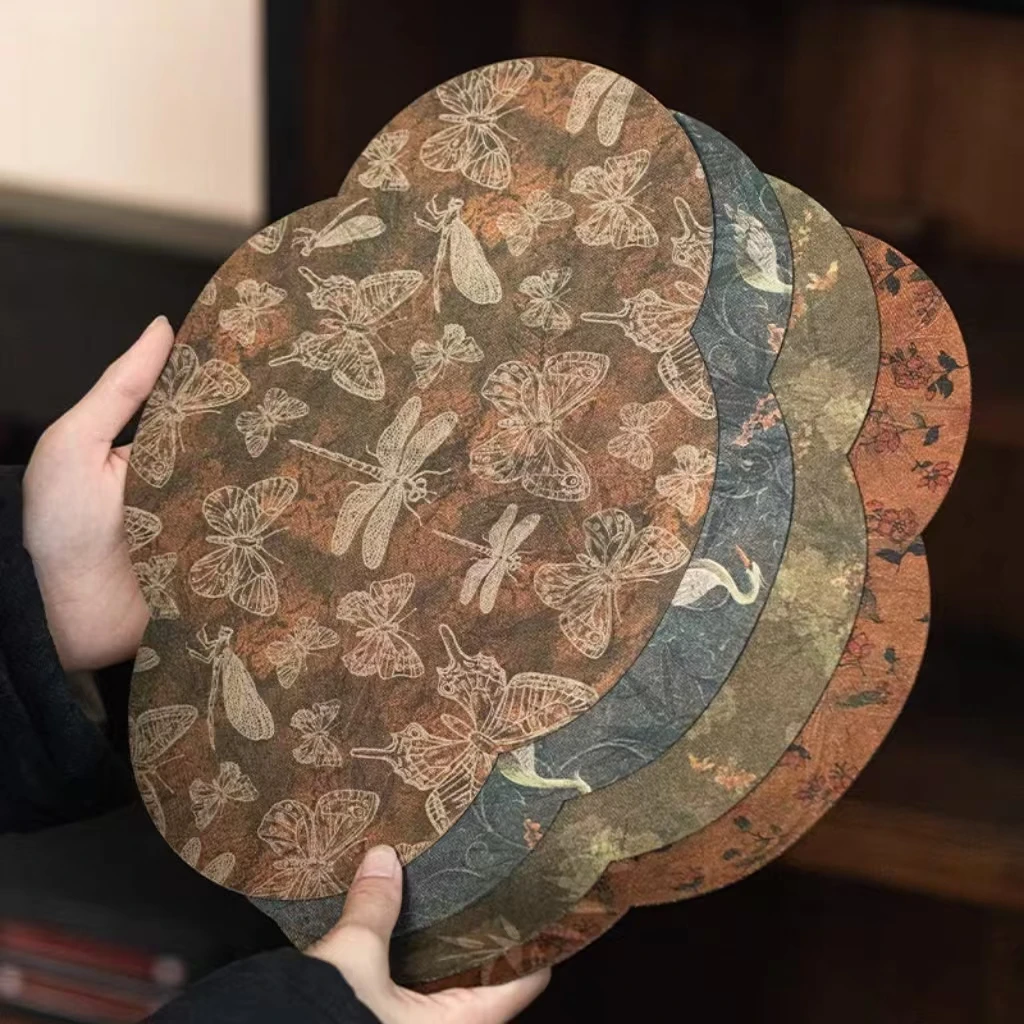 【合集】知度-海棠形茶席-31*20cm