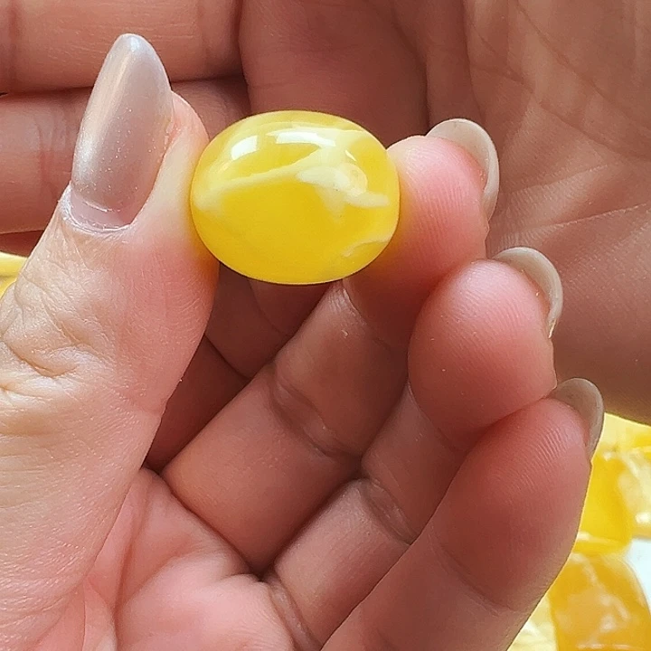 裸石琥珀未镶嵌蜜蜡栆珠