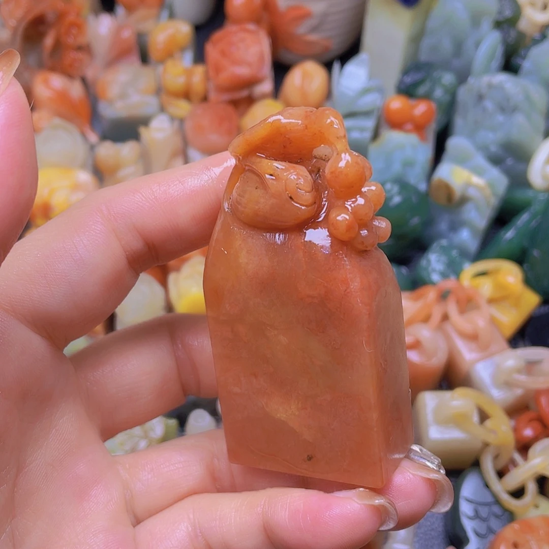 青田石印石纯手工