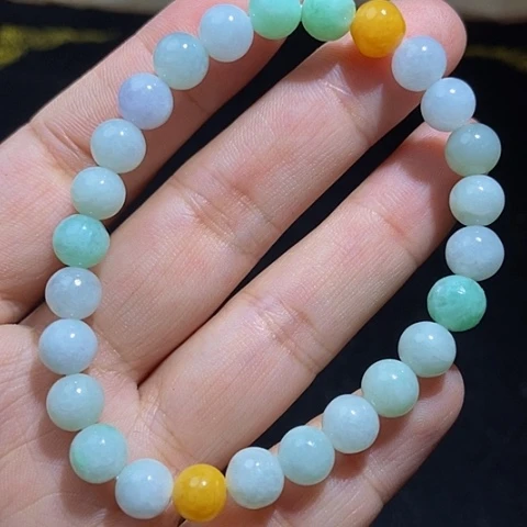 未镶嵌手串翡翠翡翠