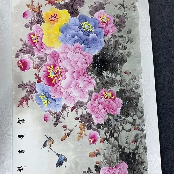 年画是用笔书写的