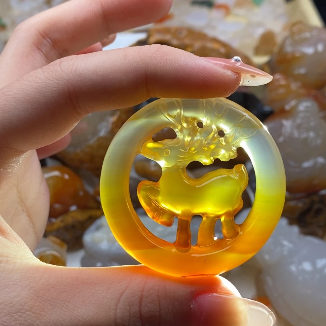 玛瑙/玉髓未镶嵌颈饰