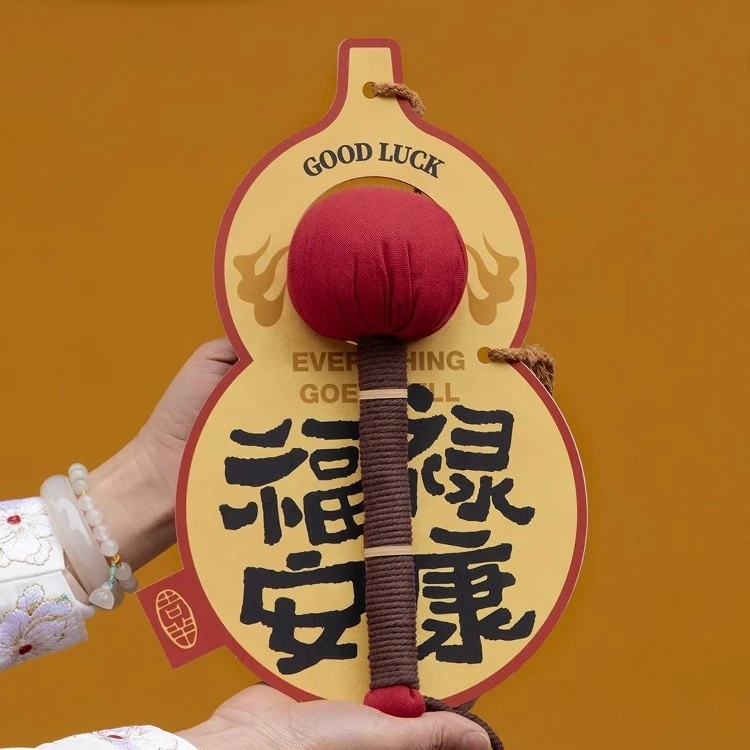 艾草锤长柄手工艾草锤布捶按摩敲打棒新款端午礼品