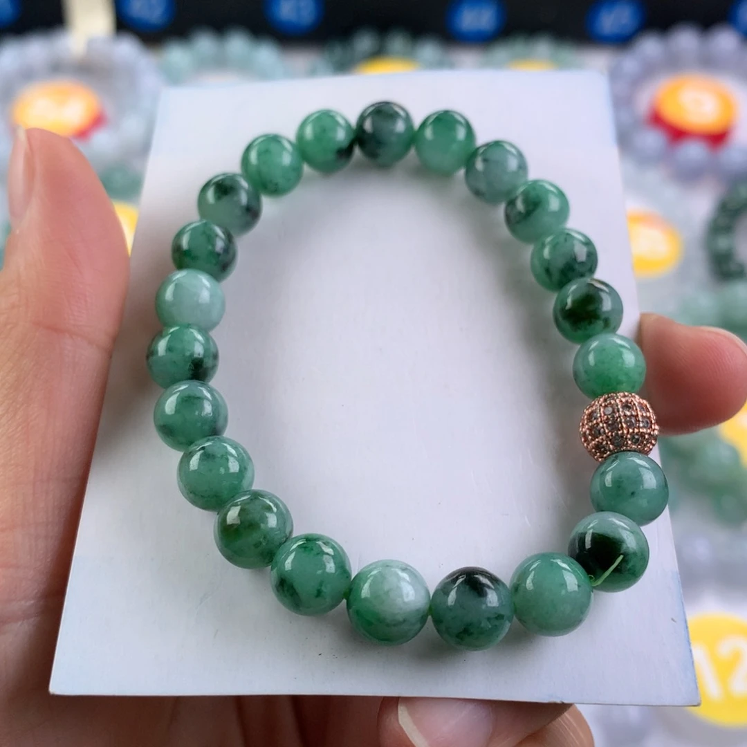 翡翠未镶嵌手链卡8