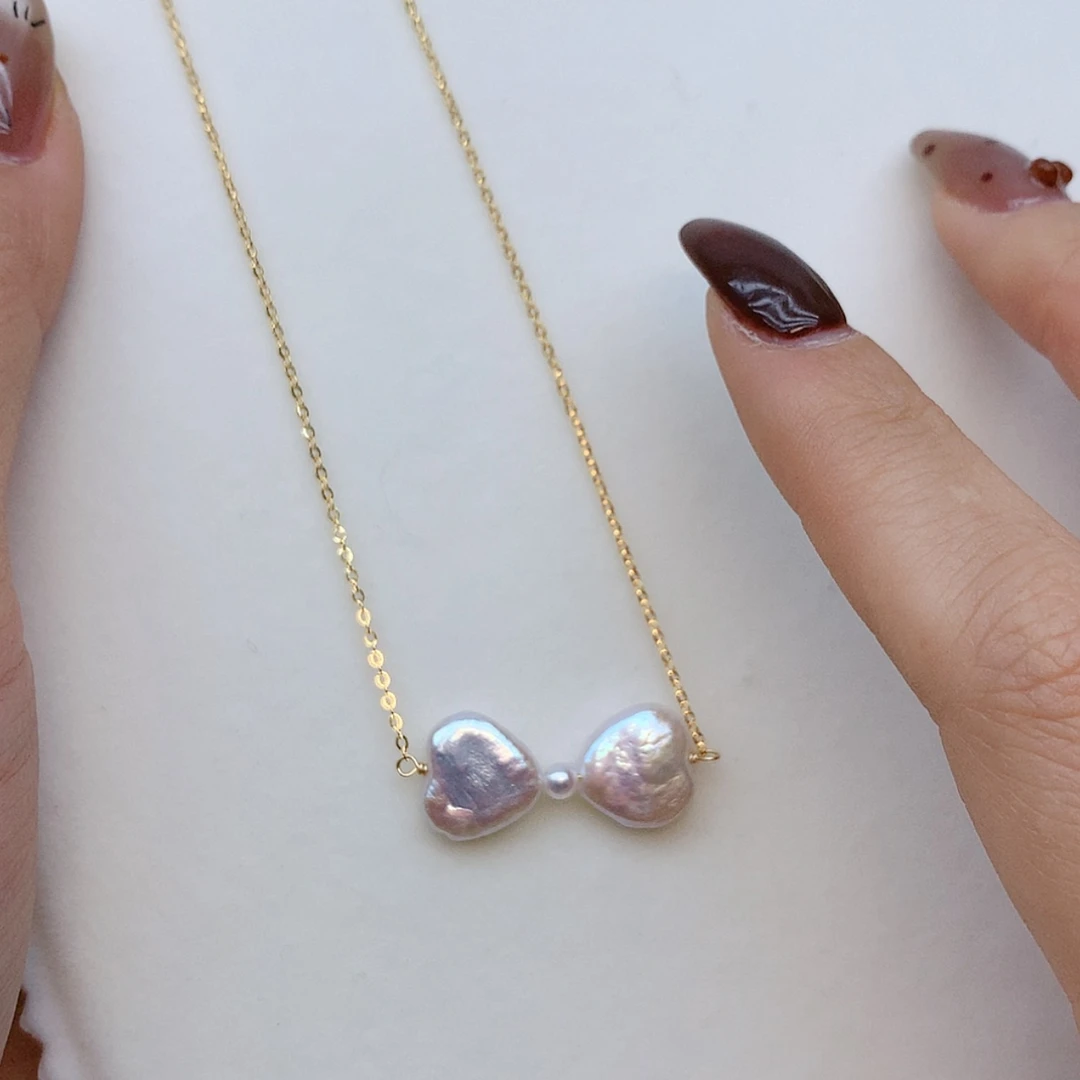 【闪购商品】颈饰银S925镶嵌淡水珍珠