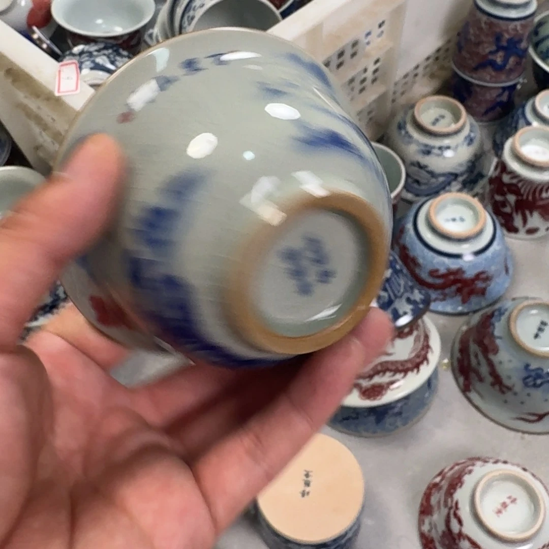 杯老陶泥万里山川大压手