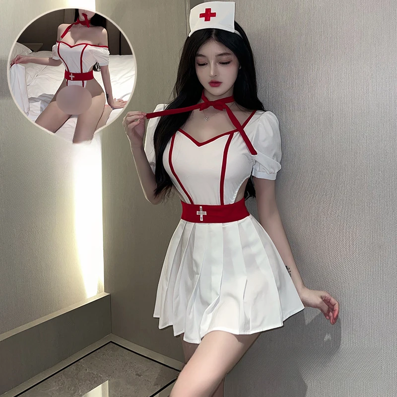 女纯欲护士制服性感火辣睡衣套装1504
