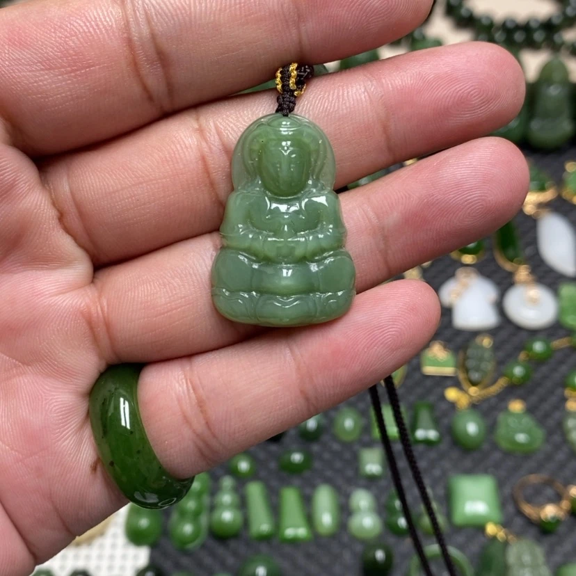【闪购商品】和田玉（碧玉）未镶嵌颈饰