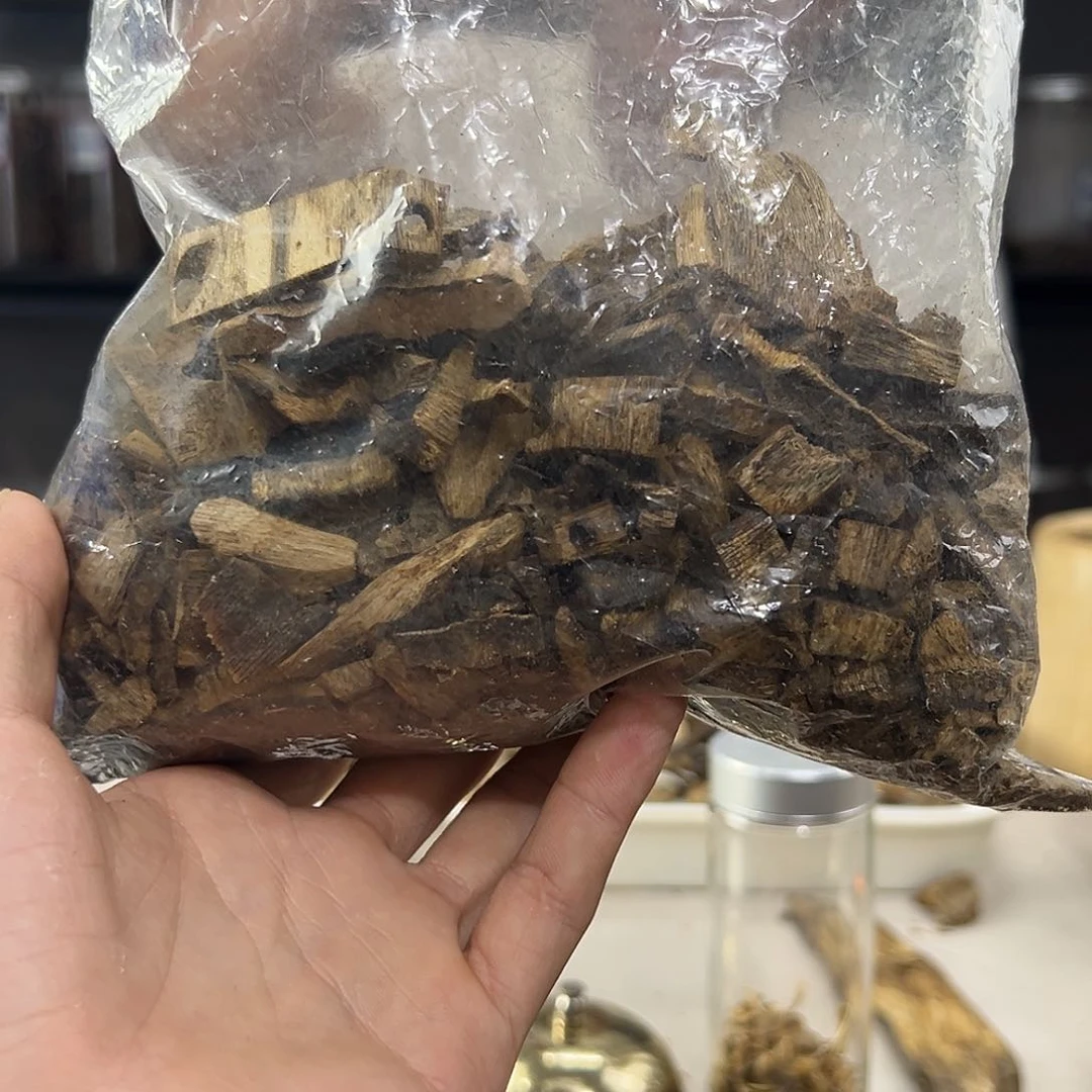 沉香沉香碎屑大*桃奇楠沉香原材料多样性发一150克+