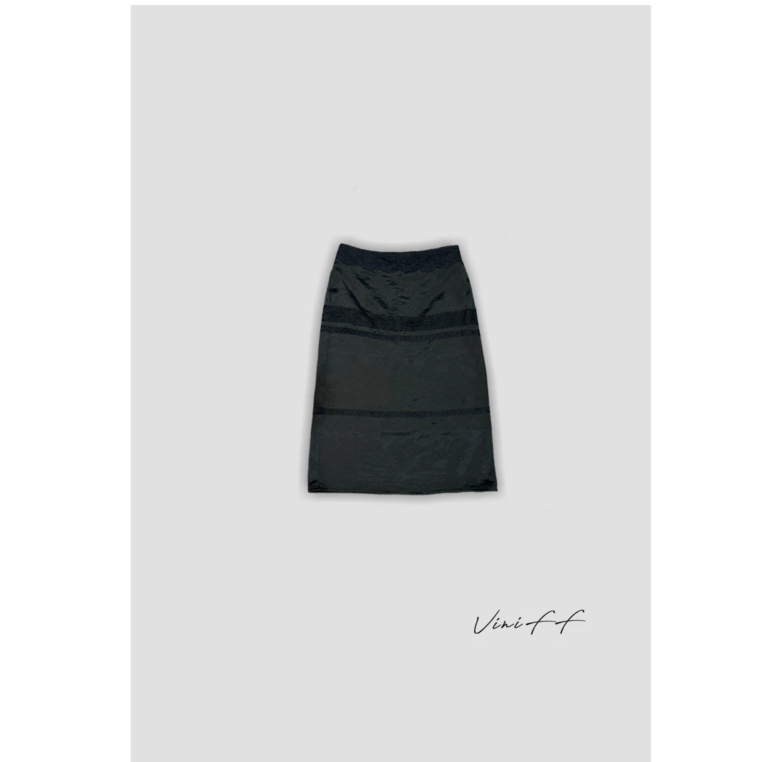 ViniFF薇妮｜2025S/S 夏季新款 蕾丝设计半身裙WZ5CS004