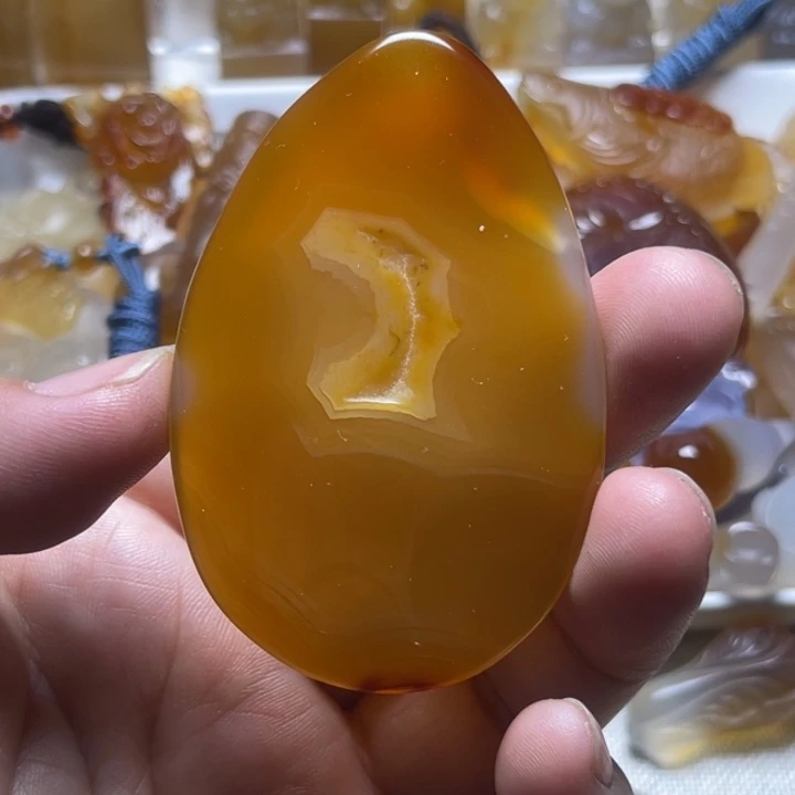 玛瑙/玉髓颈饰未镶嵌小**～0015