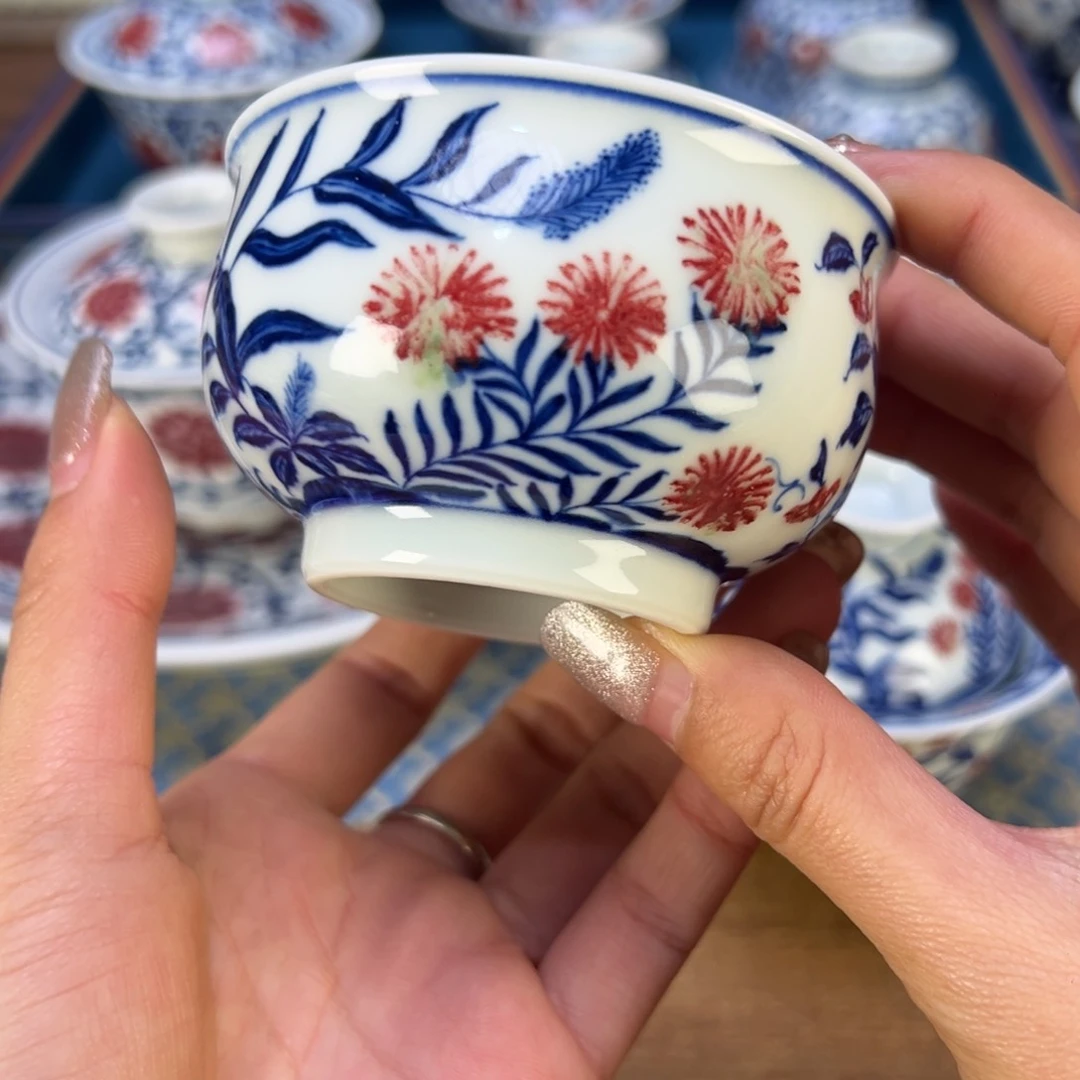 摆件景德镇手工手绘