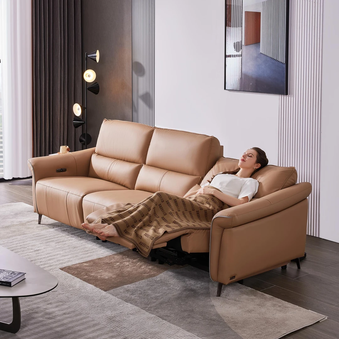 绅士康奈尔真皮功能沙发（零靠墙）SE-U11167BM