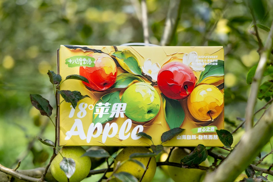 云南石林清甜脆爽王林苹果（约3斤装8-12个）