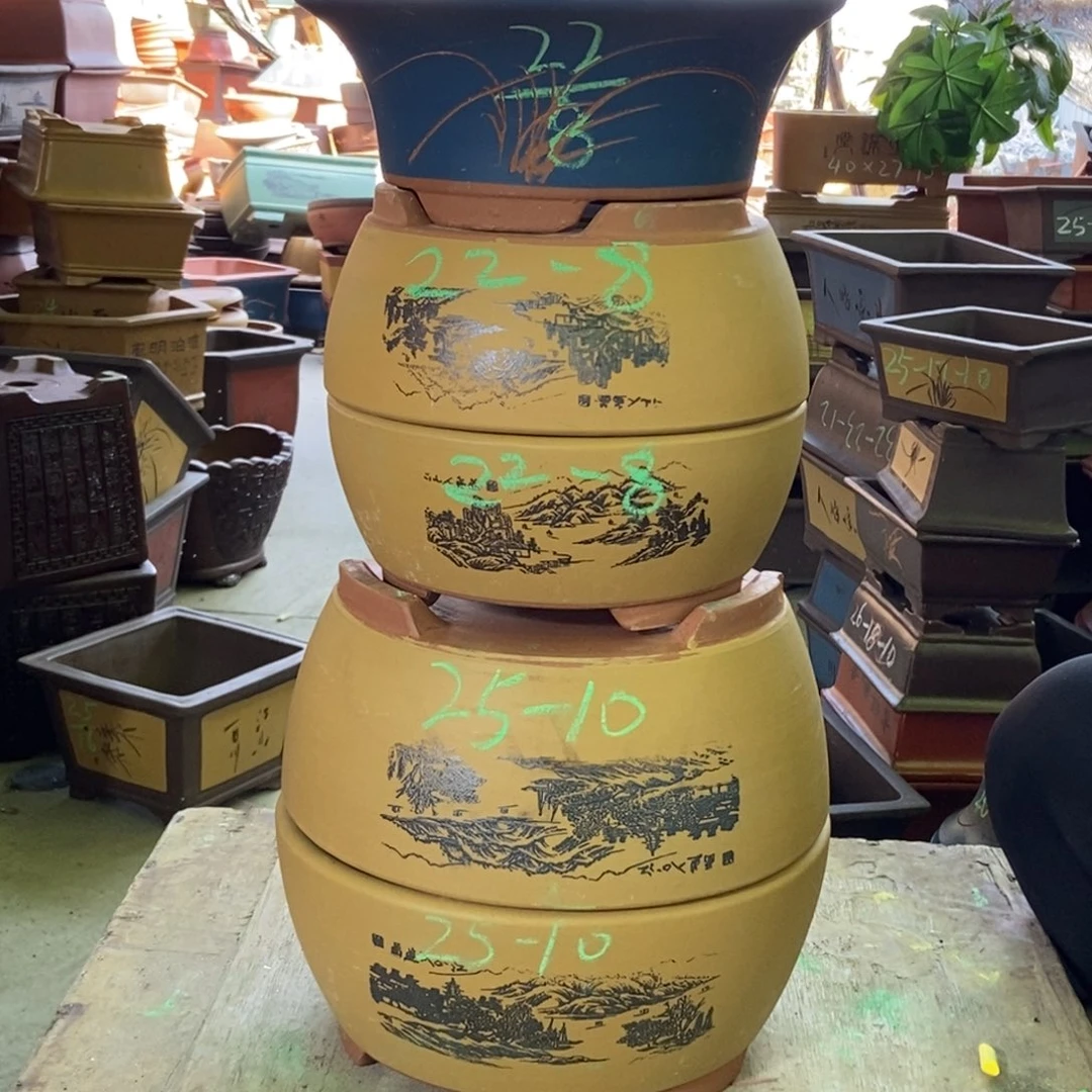 段泥花盆紫砂紫砂