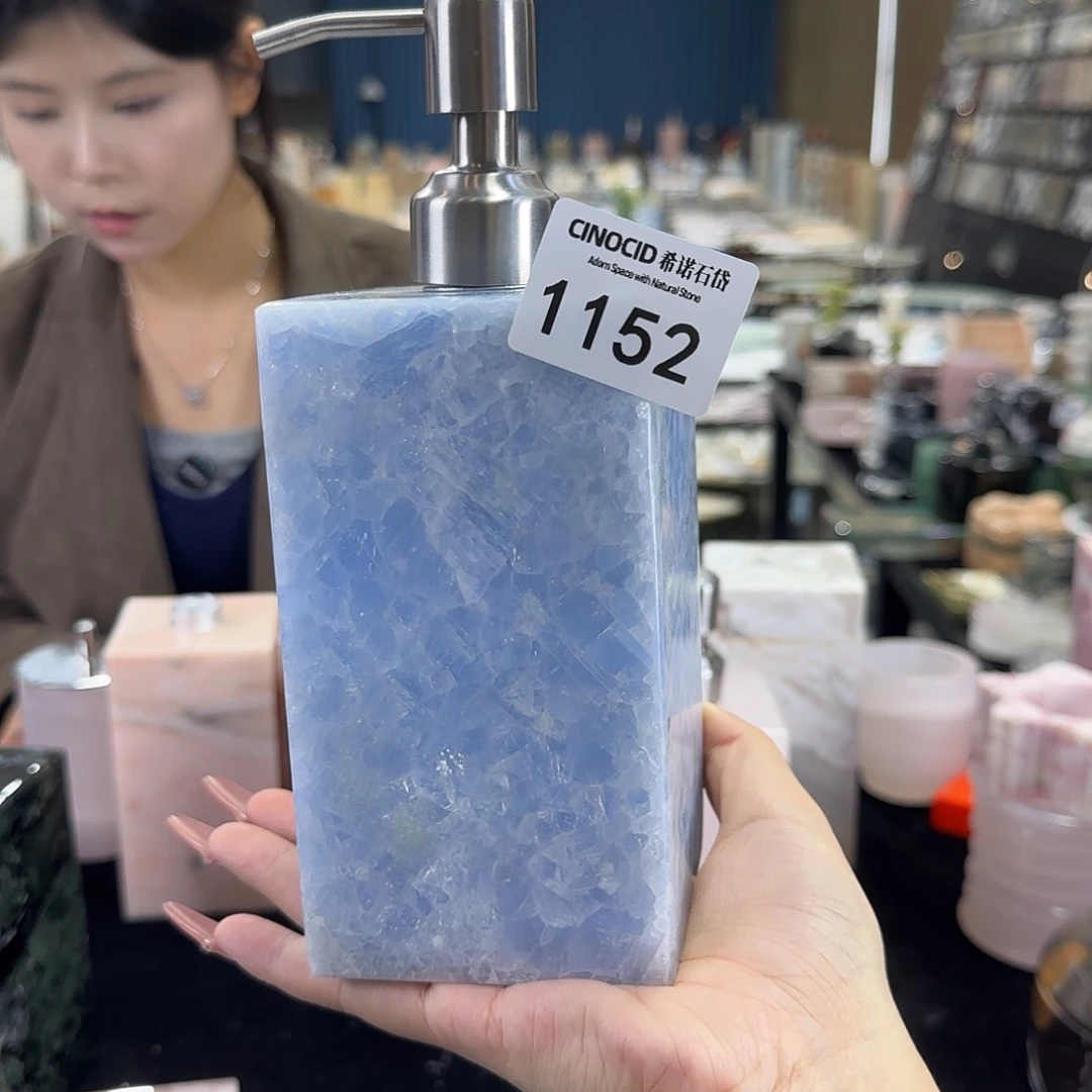 石材冰糖蓝水晶洗手液1152