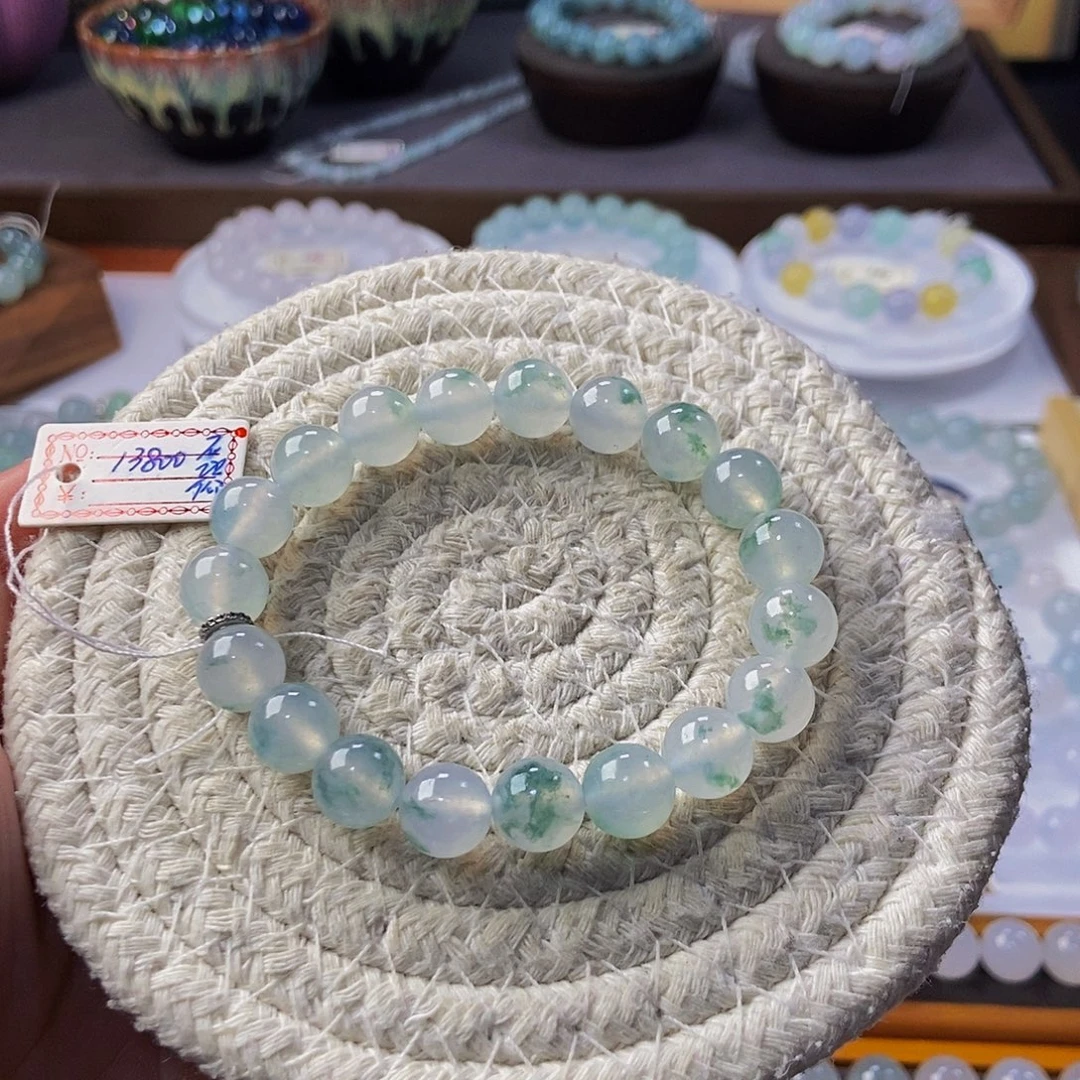 定制翡翠未镶嵌翡翠手串卡10